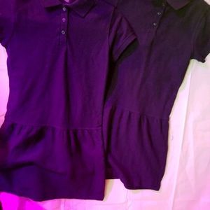 Lot of 2 austin school uniform polo dresses